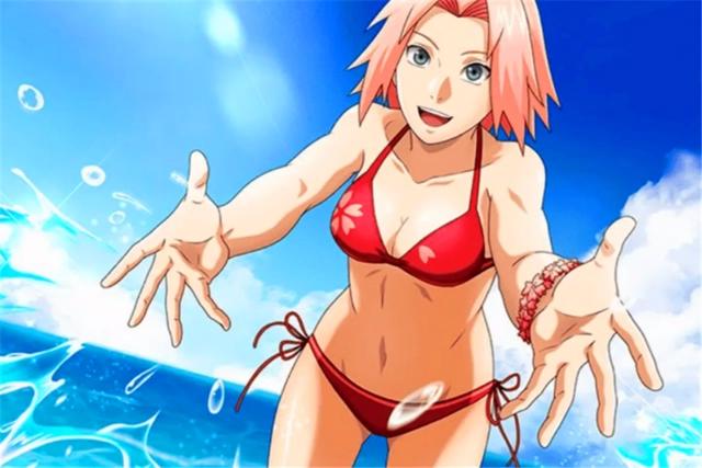 火影：夏天已至，泳装当兴，纲手赛高，雏田傲然，千代婆婆不服老