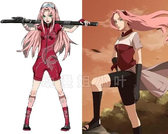 火影忍者：春野樱的十个造型，第四张美如画，最后一张堪称经典！