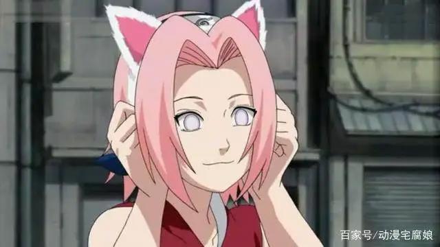 火影忍者雏田和小樱互换眼睛之后，小樱美如画，雏田也很可爱