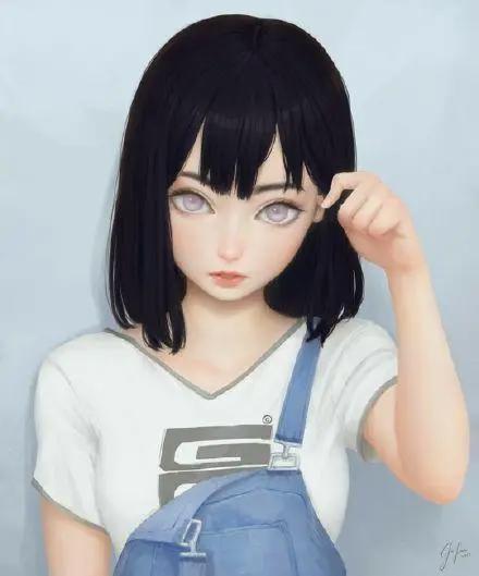 火影忍者：九种不同画风下的雏田，可爱萌娃还是成熟“大”姐姐？