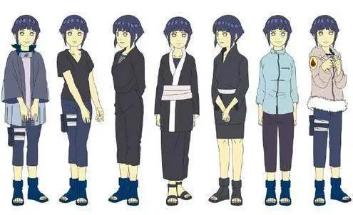 雏田成长的各种造型，简直美翻了！