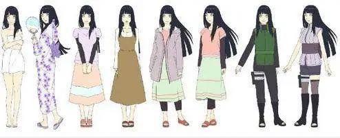 雏田成长的各种造型，简直美翻了！