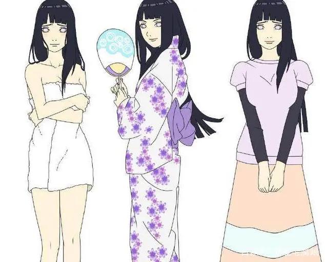 火影忍者：日向雏田的13套衣服，你觉得哪一套最漂亮？