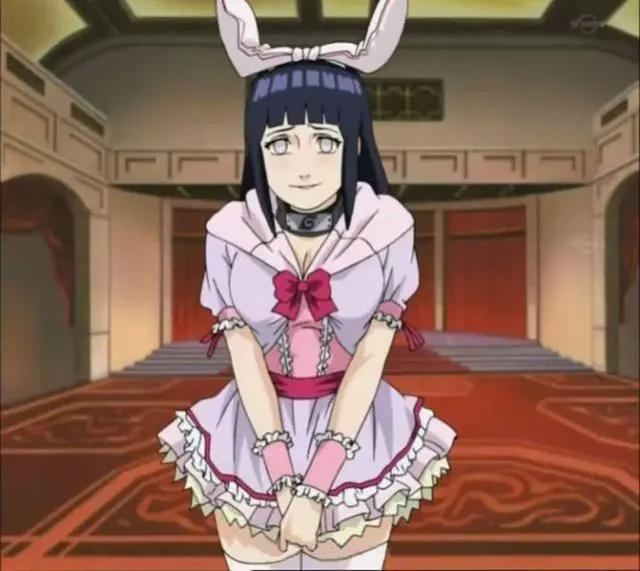 雏田的4种造型，都美得出尘，其中一种让鸣人控制不住自己