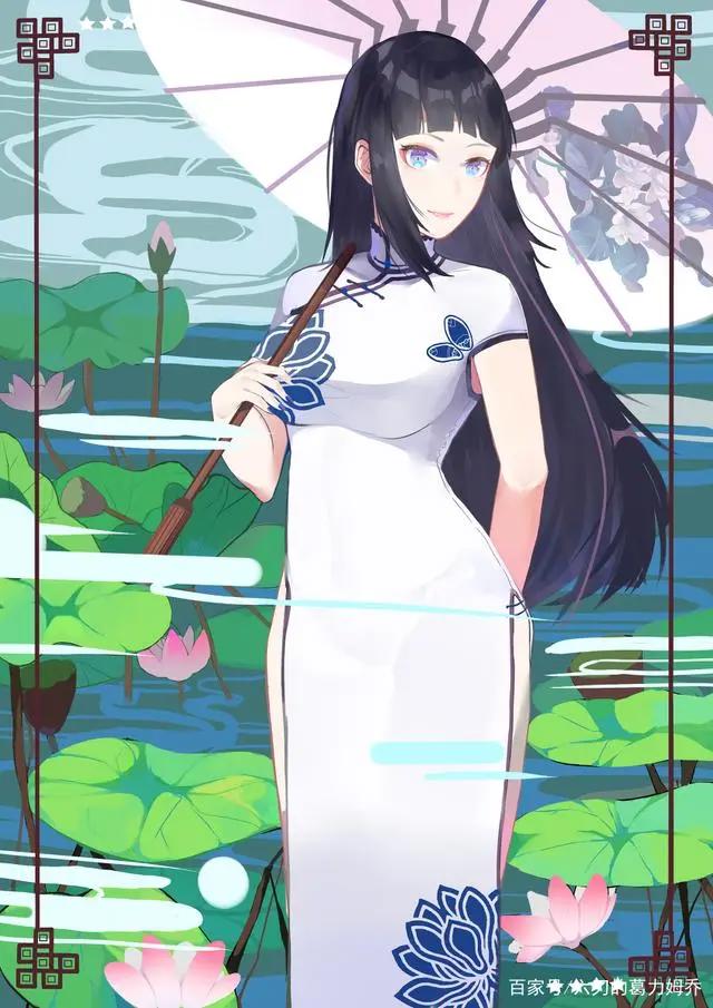 动画《火影忍者》中,女神“日向雏田”不为人知的美丽瞬间!