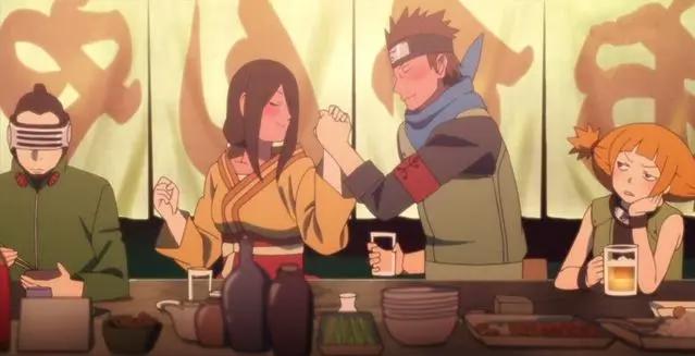 《博人传》最新一集，木叶丸和花火首次同框，两人醉酒之后露真情