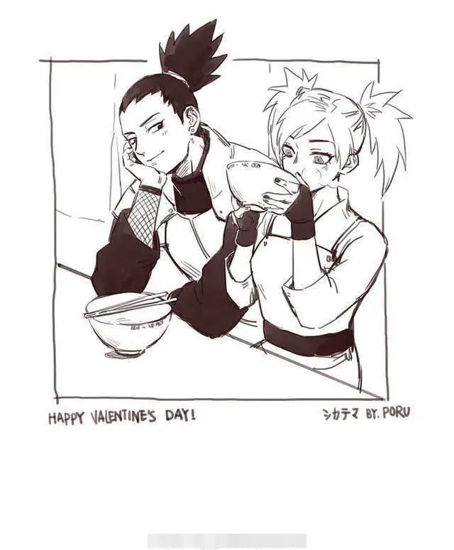 火影忍者——甜蜜情侣档只服鹿丸和手鞠从相识到恋爱结婚经历