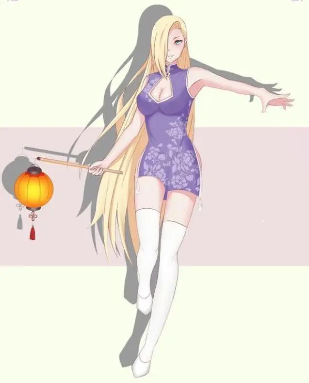 当火影忍者遇见旗袍，手鞠惊为天人，最后这位是大魔王无疑了！