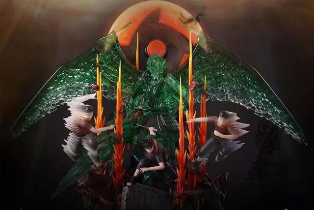 《火影忍者》宇智波止水手办：碧绿须佐能乎，终极别天神威力无穷