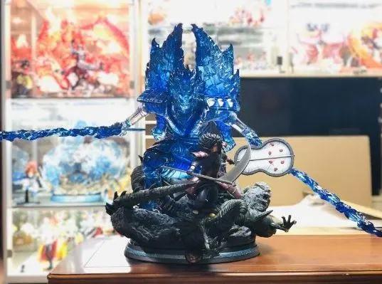 《火影忍者》宇智波止水手办：碧绿须佐能乎，终极别天神威力无穷