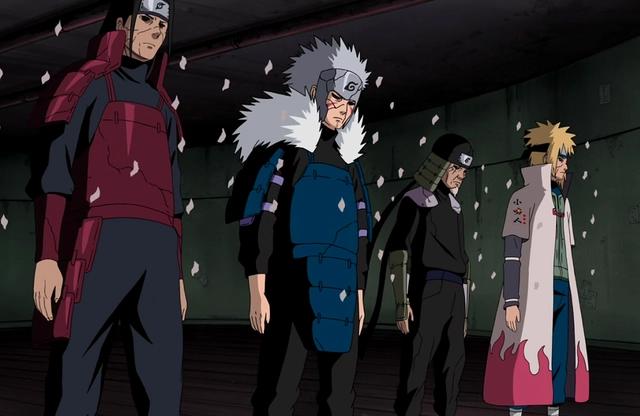 水门帅气的三张截图，单手螺旋丸重创带土，“我马上回来”太暖心