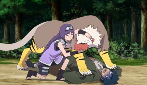 火影博人传第96集：初代火影遗物现世，日向花火带队守护