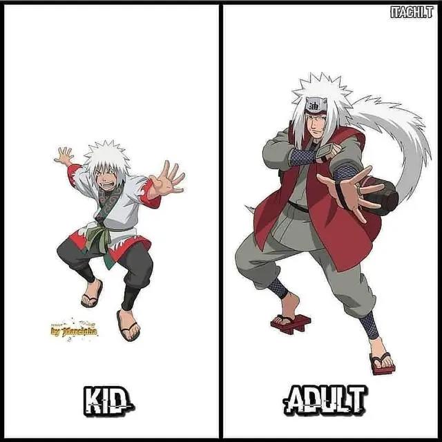 《火影》角色成长变化，佐助从小帅到大，带土变化最大