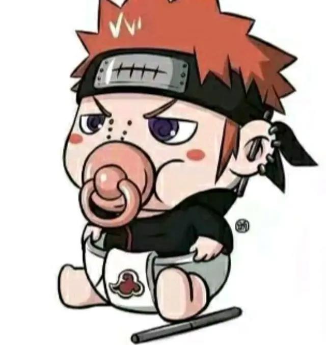 火影忍者：部分晓组织成员的萌图，好喜欢他们这样子，建议收藏