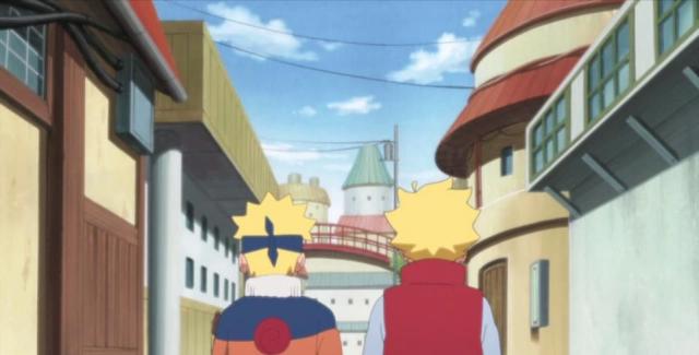 火影忍者博人传：最新剧情博人穿越认舅舅，木叶村初见科技苗头