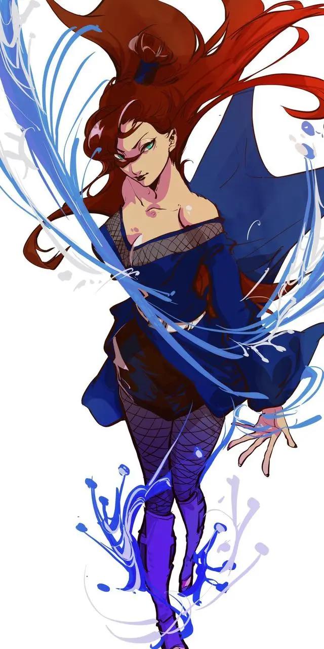 《火影忍者》照美冥，和卡卡西同龄，最美女村长，全面屏壁纸