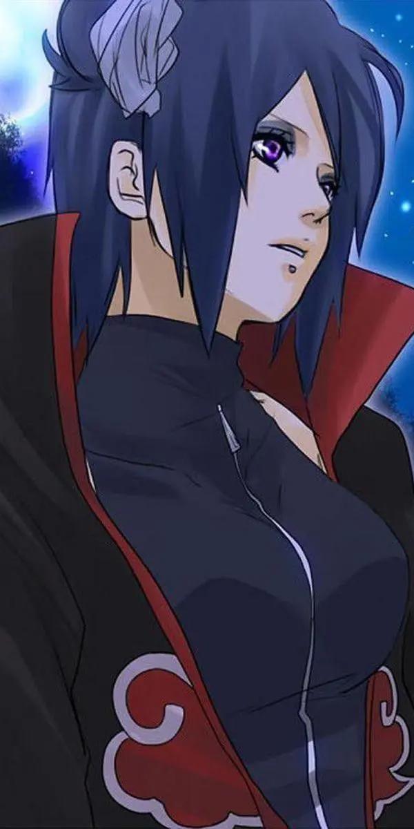 《火影忍者》小南，晓之花，心里藏着天使，动漫全面屏壁纸分享