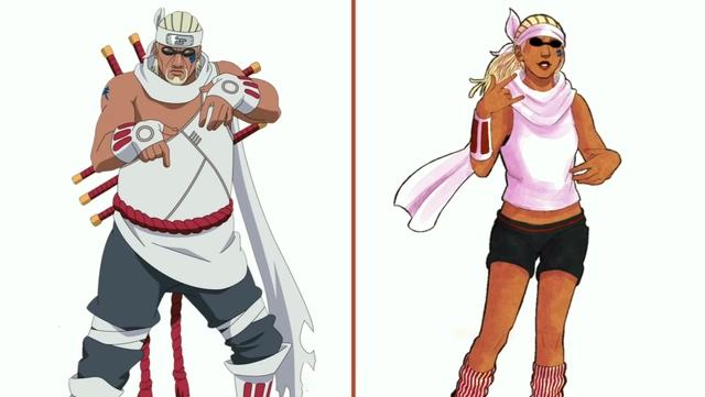 火影角色性别大转换！木叶女团变气质男团，女版佐助是认真的么？