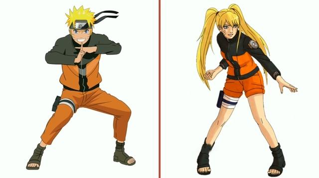 火影角色性别大转换！木叶女团变气质男团，女版佐助是认真的么？