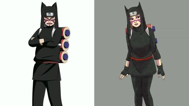 火影角色性别大转换！木叶女团变气质男团，女版佐助是认真的么？