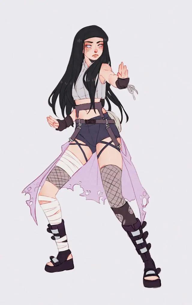 《火影》外国画师绘出火影女性角色，风格大转变，香磷有点美哦