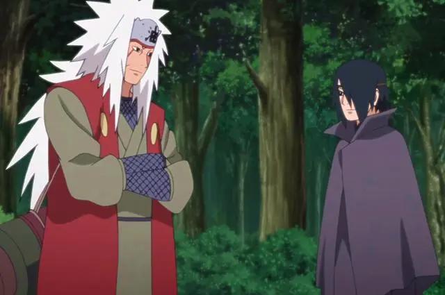 自来也知晓佐助身份，他的一句话成点睛之笔，井底之蛙消散于大海