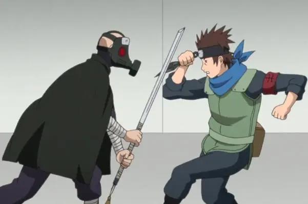 火影忍者博人传：木叶村神秘人现身，木叶丸和萌黄都未挡住