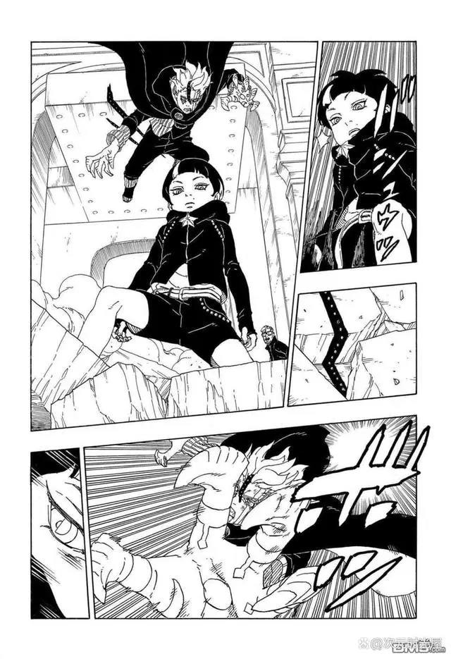 火影忍者博人传漫画71话：艾达接受邀请前往木叶，与考德同盟决裂