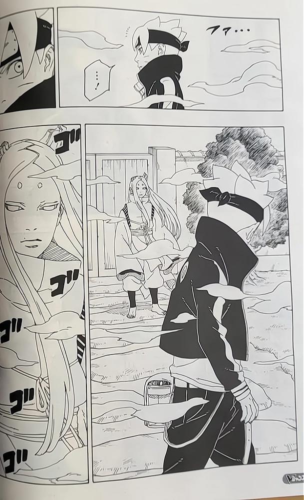 博人传漫画72话：考德把十尾制成傀儡，大筒木桃式再度归来！