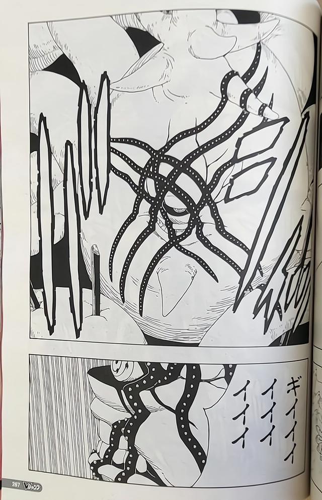 博人传漫画72话：考德把十尾制成傀儡，大筒木桃式再度归来！