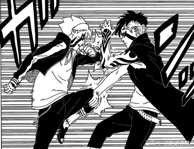 火影博人传漫画30回：鸣人对战壳组织女人造人，果心居士看戏！