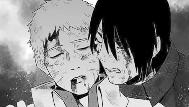 博人传：一式前往木叶村，博人变身，最终变成两个大筒木的战斗