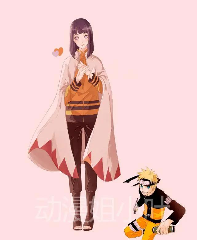 火影忍者:各位女主换上老公的衣服,玖辛奈霸气,雏田可爱到爆!