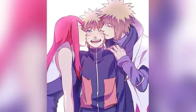 火影忍者：波风水门和漩涡玖辛奈高甜瞬间，最后一张鸣人哭了