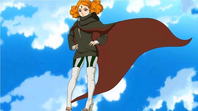 《博人传》壳组织美女成员迪鲁达实力分析，影级之上，六道之下！