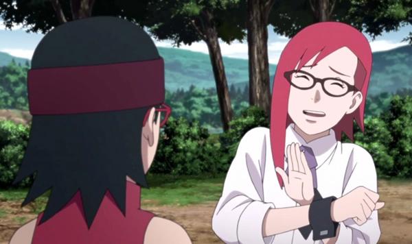 火影博人传102集：写轮眼开启，宇智波佐良娜和香燐联手抗敌