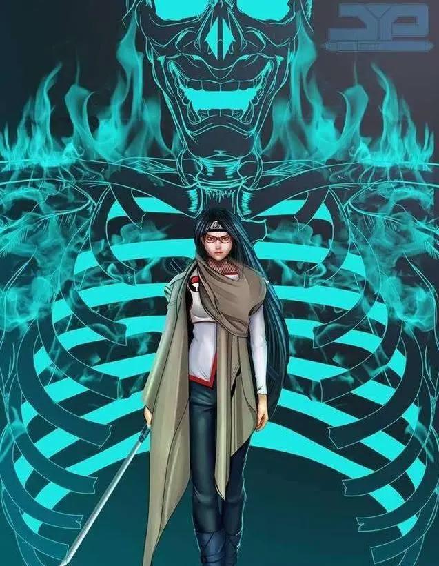 火影忍者：佐良娜的须佐能乎究竟是什么样的，粉丝给出了答案