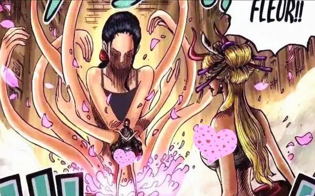 海贼王1021话：罗宾对战黑玛莉亚，觉醒新技能，萨博可能还活着