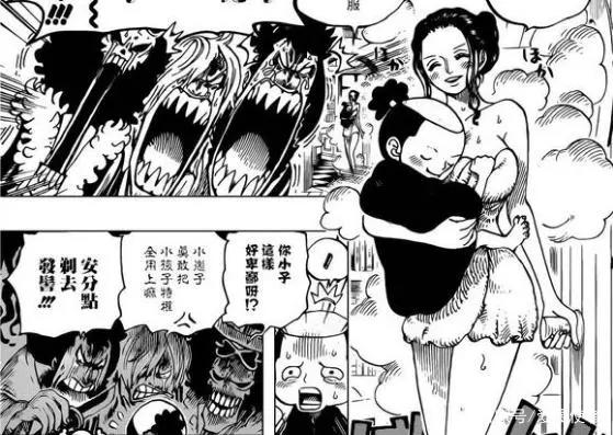 海贼王：罗宾做的三件事太羞耻，一次被迫合体，一次被咸猪手