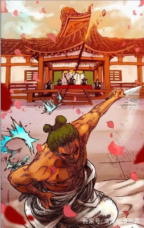 海贼王漫画：罗宾子成为世界第一美女，浪人索隆挥刀杀敌