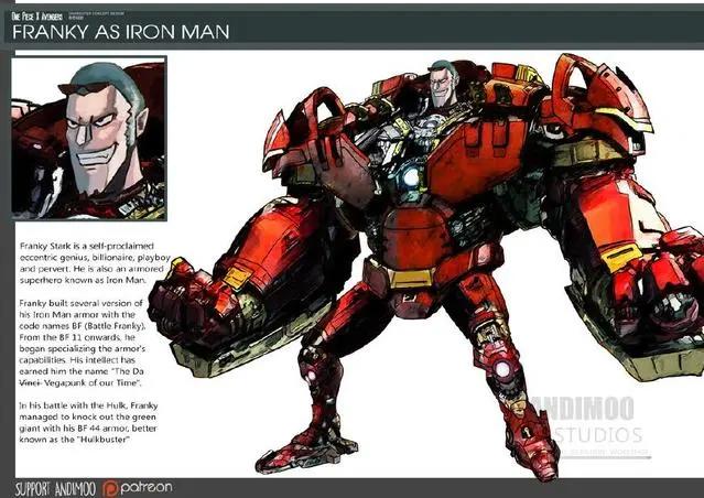 东方和西方漫画的结合，当航海王跨界成为“复仇者联盟”团队