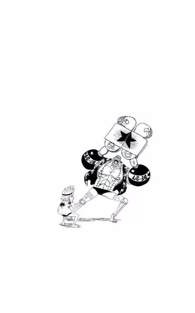《海贼王》草帽一伙小时候，对比之下索隆莫名的呆萌啊！