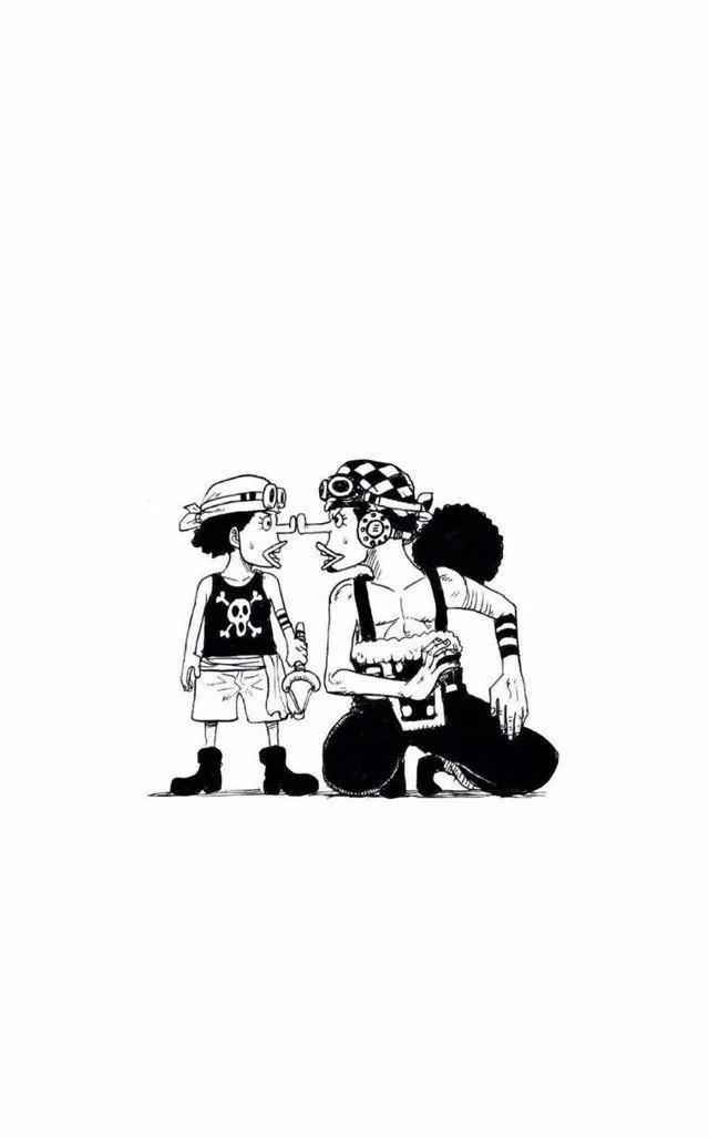《海贼王》草帽一伙小时候，对比之下索隆莫名的呆萌啊！