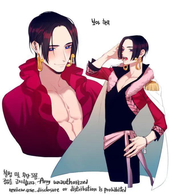 性转之后的《海贼王》女神,娜美是阳光帅哥,女帝变成短发美男