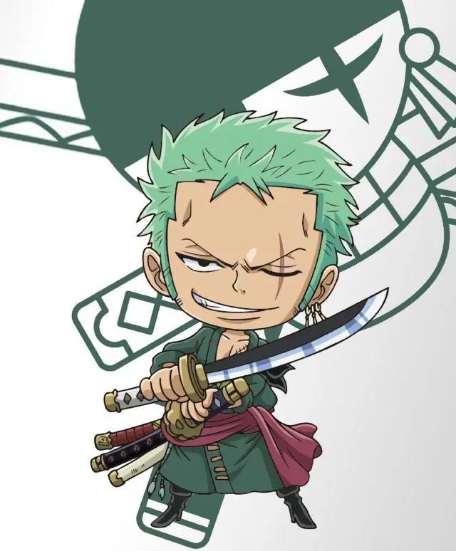 海贼王：9位“草帽海贼团”成员，Q版造型，索大又萌又帅！