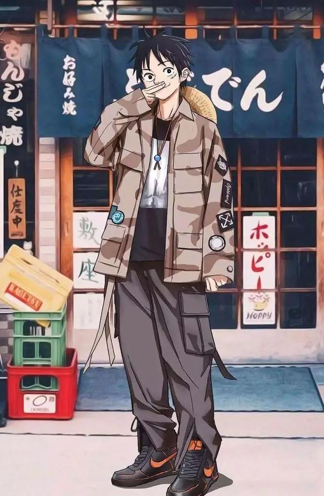 海贼王：当草帽一伙穿上潮牌，娜美变身乖乖女，索隆图里有惊喜！