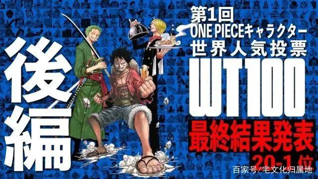 第1回《海贼王》角色世界人气投票WT100排名揭晓