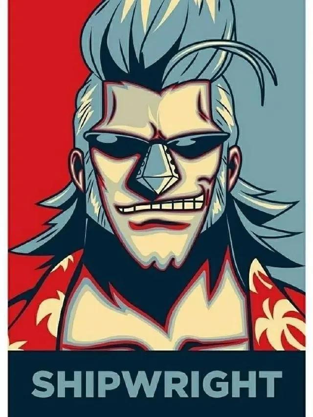 海贼王：10位“草帽海贼团”成员，复古热血海报，索大简直帅炸