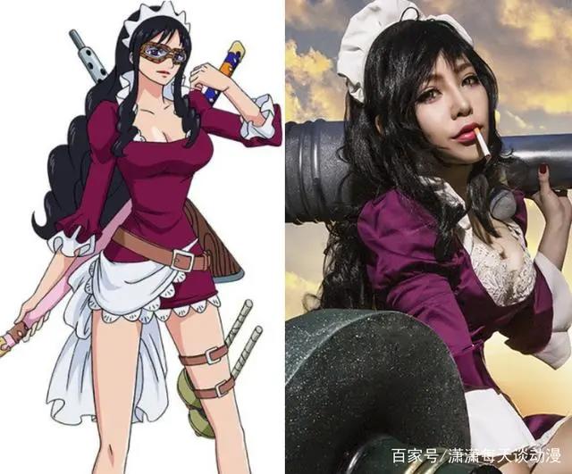 海贼王最美女神cosplay，薇薇太美啦，Baby-5攻气十足，神还原