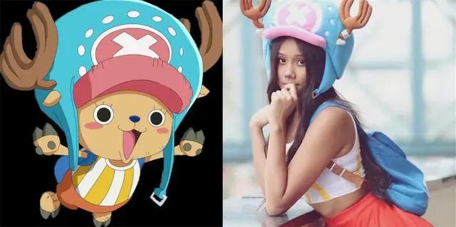 海贼王COS真人版，索隆表情一模一样，乔巴变成雌鹿也好看